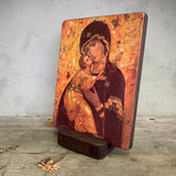  Tranh Gỗ Tranh Icon Đức Mẹ Vladimir 