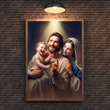  Tranh Treo Tường Tranh Gia Đình Thánh Gia - Tranh Công Giáo Nghệ Thuật, Ý Nghĩa 