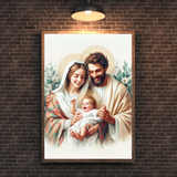  Tranh Treo Tường Tranh Gia Đình Thánh Gia - Tranh Công Giáo Nghệ Thuật, Ý Nghĩa 