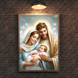  Tranh Treo Tường Tranh Gia Đình Thánh Gia - Tranh Công Giáo Nghệ Thuật, Ý Nghĩa 