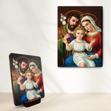  Tranh Gỗ Công Giáo Gia Đình Thánh Gia Để Bàn - Quà Tặng Công Giáo Ý Nghĩa 