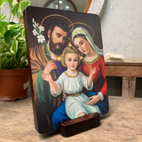  Tranh Gỗ Công Giáo Gia Đình Thánh Gia Để Bàn - Quà Tặng Công Giáo Ý Nghĩa 