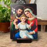  Tranh Gỗ Công Giáo Gia Đình Thánh Gia Để Bàn - Quà Tặng Công Giáo Ý Nghĩa 