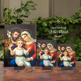  Tranh Gỗ Công Giáo Gia Đình Thánh Gia Để Bàn - Quà Tặng Công Giáo Ý Nghĩa 