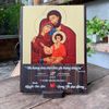 Tranh Gỗ Kỷ Niệm Hôn Phối Gia Đình Thánh Gia Ý Nghĩa