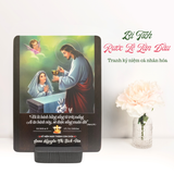  Tranh gỗ Công Giáo Rước Lễ Lần Đầu Món Quà Thiêng Liêng Đánh Dấu Hành Trình Đức Tin 