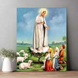  Tranh Gỗ Đức Mẹ Fatima  Biểu Tượng Đức Tin và Phép Lạ Thiêng Liêng 