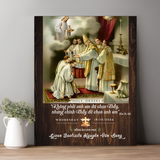  Tranh Gỗ Kỷ Niệm Hồng Ân Linh Mục Món Quà Thiêng Liêng Đầy Ý Nghĩa M01 