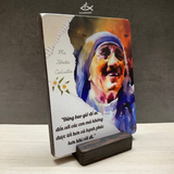  Tranh Gỗ Thánh Teresa Calcutta M1 