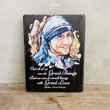  Tranh Gỗ Thánh Teresa Calcutta M2 