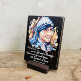 Tranh Gỗ Thánh Teresa Calcutta M2 