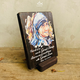  Tranh Gỗ Thánh Teresa Calcutta M2 