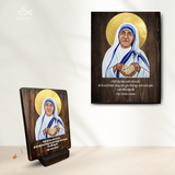  Tranh Gỗ Thánh Teresa Calcutta M3 