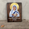  Tranh Gỗ Thánh Teresa Calcutta M3 