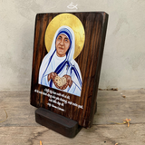  Tranh Gỗ Thánh Teresa Calcutta M3 
