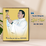  Quà Tặng Cho Linh Mục Tranh Gỗ Kỷ Niệm Hồng Ân Linh Mục 