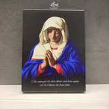  Tranh Gỗ Đức Mẹ Cầu Nguyện QC 