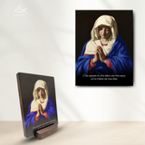  Tranh Gỗ Đức Mẹ Cầu Nguyện QC 