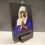  Tranh Gỗ Đức Mẹ Cầu Nguyện QC 