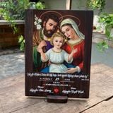  Tranh Gỗ Kỷ Niệm Hôn Phối Gia Đình Thánh Gia Ý Nghĩa 