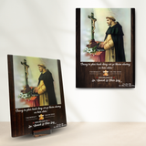  Tranh Kỷ Niệm Bổn Mạng Thánh Đaminh Tranh Gỗ Công Giáo Tranh Để Bàn 