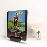 Tranh Kỷ Niệm Bổn Mạng Thánh Gioan Baotixita Tranh Gỗ Công Giáo Tranh Để Bàn 