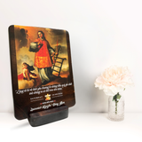  Tranh Kỷ Niệm Bổn Mạng Thánh Laurensô Tranh Gỗ Công Giáo Tranh Để Bàn 