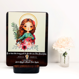  Tranh Kỷ Niệm Bổn Mạng Thánh Lucia Tranh Gỗ Công Giáo Tranh Để Bàn 