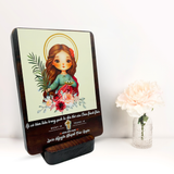  Tranh Kỷ Niệm Bổn Mạng Thánh Lucia Tranh Gỗ Công Giáo Tranh Để Bàn 