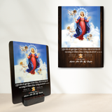 Tranh Kỷ Niệm Bổn Mạng Thánh Maria Tranh Gỗ Công Giáo Tranh Để Bàn 