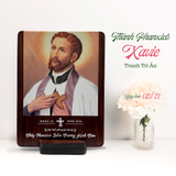  Tranh Kỷ Niệm Bổn Mạng Thánh Phanxico Xavie Tranh Gỗ Công Giáo Tranh Để Bàn 