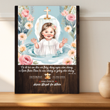  Tranh Kỷ Niệm Lãnh Nhận Bí Tích Rửa Tội Cho Bé - Quà Tặng Công Giáo Ý Nghĩa 