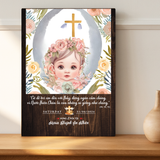  Tranh Kỷ Niệm Lãnh Nhận Bí Tích Rửa Tội Cho Bé - Quà Tặng Công Giáo Ý Nghĩa 