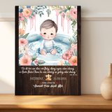  Tranh Kỷ Niệm Lãnh Nhận Bí Tích Rửa Tội Cho Bé - Quà Tặng Công Giáo Ý Nghĩa 