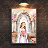  Tranh Treo Tường Kỷ Niệm Thêm Sức - Tranh Công Giáo Nghệ Thuật, Đánh Dấu Sự Trưởng Thành Trong Đức Tin 