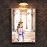  Tranh Treo Tường Kỷ Niệm Thêm Sức - Tranh Công Giáo Nghệ Thuật, Đánh Dấu Sự Trưởng Thành Trong Đức Tin 