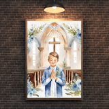  Tranh Treo Tường Kỷ Niệm Thêm Sức - Tranh Công Giáo Nghệ Thuật, Đánh Dấu Sự Trưởng Thành Trong Đức Tin 