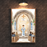  Tranh Treo Tường Kỷ Niệm Thêm Sức - Tranh Công Giáo Nghệ Thuật, Đánh Dấu Sự Trưởng Thành Trong Đức Tin 