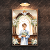  Tranh Treo Tường Kỷ Niệm Thêm Sức - Tranh Công Giáo Nghệ Thuật, Đánh Dấu Sự Trưởng Thành Trong Đức Tin 