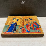  Tranh Gỗ Tranh Icon Chúa Giêsu Chịu Đóng Đinh 