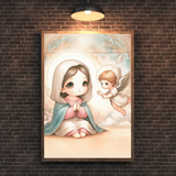  Tranh Treo Tường Giáng Sinh - Tranh Công Giáo Nghệ Thuật Về Các Chặng Đường Trong Kinh Thánh 