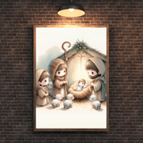  Tranh Treo Tường Giáng Sinh - Tranh Công Giáo Nghệ Thuật Về Các Chặng Đường Trong Kinh Thánh 