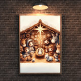  Tranh Treo Tường Giáng Sinh - Tranh Công Giáo Nghệ Thuật Về Các Chặng Đường Trong Kinh Thánh 