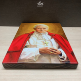  Tranh Gỗ Đức Giáo Hoàng Gioan Phaolô II - Tranh Công Giáo Ý Nghĩa 