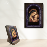  Tranh Gỗ Đức Mẹ Chỉ Bảo Đàng Lành 