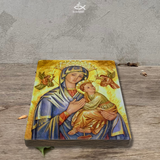  Tranh Gỗ Đức Mẹ Hằng Cứu Giúp M2 