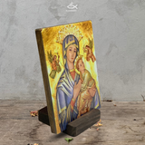  Tranh Gỗ Đức Mẹ Hằng Cứu Giúp M2 