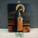  Tranh Gỗ Đức Mẹ Hy Vọng NQ 