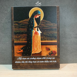  Tranh Gỗ Đức Mẹ Hy Vọng QK 