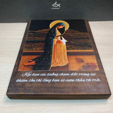  Tranh Gỗ Đức Mẹ Hy Vọng QK 